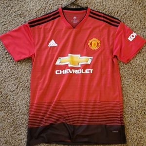 2018-2019 Paul Pogba Home Manchester United Red